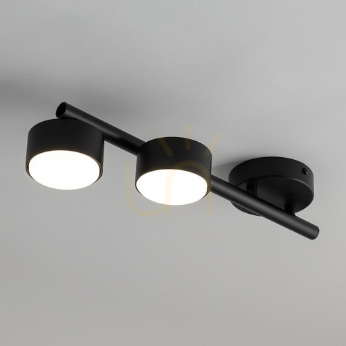 Check Plafon Sigma PUNTO 2xGX53 black 40 cm steel 40817