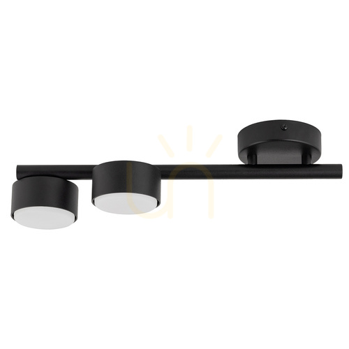 Check Plafon Sigma PUNTO 2xGX53 black 40 cm steel 40817