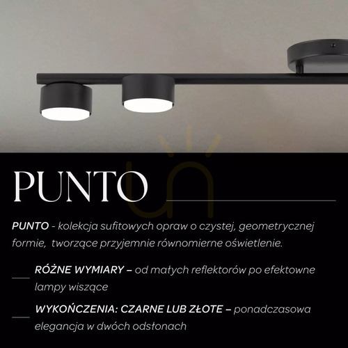 Check Plafond Sigma PUNTO 5xGX53 czarny 40820