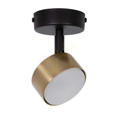 Check Plafon Sigma NEMO GX53 czarny złoty 1x12W 41084