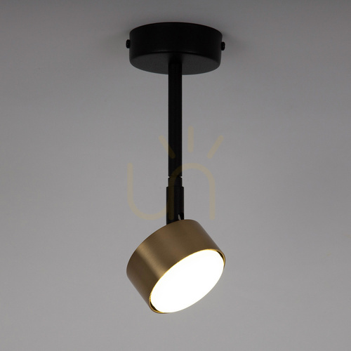 Check Plafon Sigma NEMO 1xGX53 czarny złoty 41085