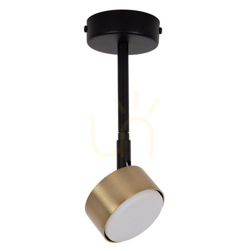 Check Plafon Sigma NEMO 1xGX53 czarny złoty 41085