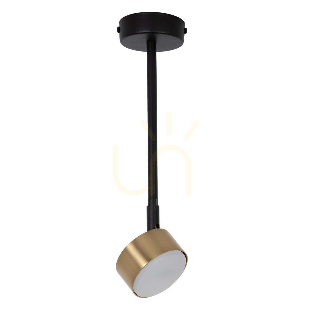 Plafon Sigma NEMO 1xGX53 czarny złoty 12W SKU 41086