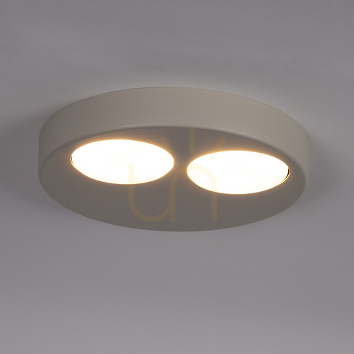 Check Plafon Sigma BROS 2xGX53 12W szary 20 cm 40837