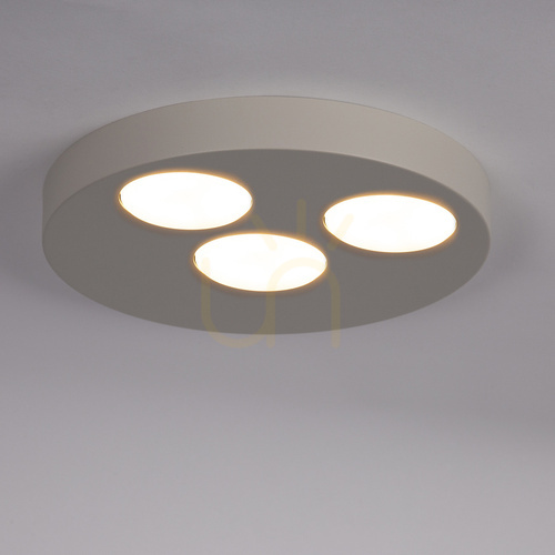 Check Plafon Sigma BROS 3xGX53 szary 26 cm stal 40838