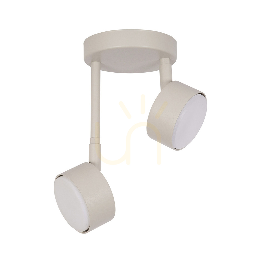 Ceiling Light Sigma NEMO 2xGX53 Grey Beige Steel 40889