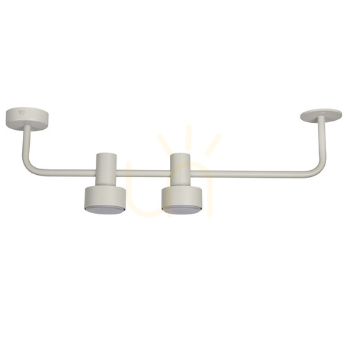 Check Ceiling Light Sigma MONA 2xGX53 Grey Beige 80 cm Steel 40905