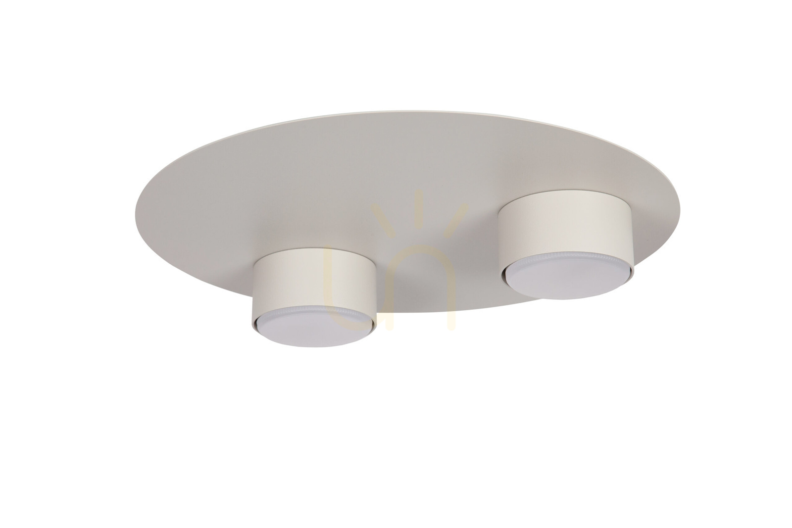 Sigma STAR Ceiling Light 2x GX53 Grey Beige Steel 33 cm 40912