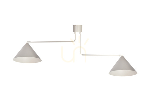 Check Plafon Sigma MAGIC 2xE27 grey beige 115 cm steel 40934