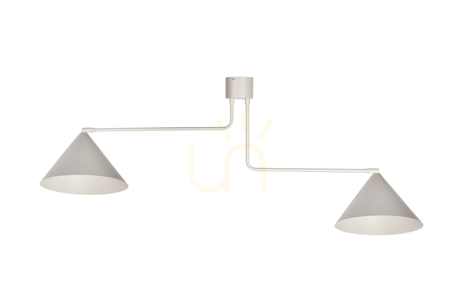 Plafon Sigma MAGIC 2xE27 grey beige 115 cm steel 40934