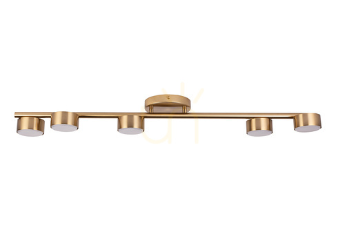 Check Ceiling light Sigma PUNTO 5xGX53 brushed gold 40827