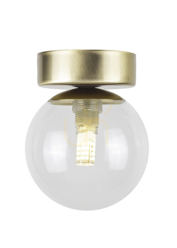 Check Ceiling light Sigma PERLA LUX 1xG9 satin gold 10 cm brass-plated steel 40851