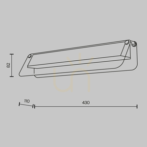 FLAT wall lamp MOD296WL-L10BS3K Maytoni small 7