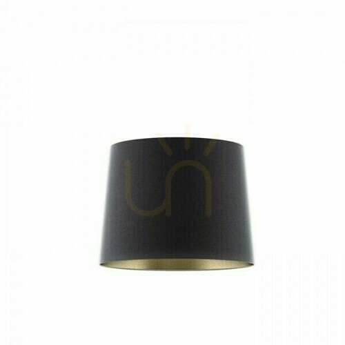 Check Shade, Lampshade Aspro 40/30 Polycotton Black/White PVC Max. 23 W