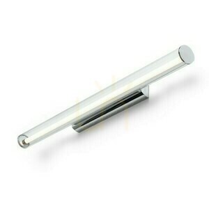 Wall lamp Rivier Led 89 wall lamp Chrome/Acrylic Transparent 230 V 18 W 3000 K small 0