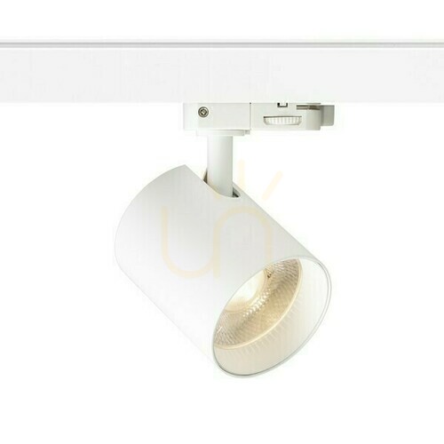 Check Iris 7 To 3 Phase Reflector. Rails White 230 V Led 10 W 24° 3000 K