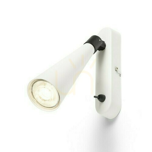 Check Wall lamp Alexis White/Black 230 V Led Gu10 5 W.