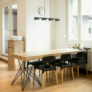 Rendl ARETHA IV R14424 black LED pendant light, 4 × 12 W, 3000 K small 2