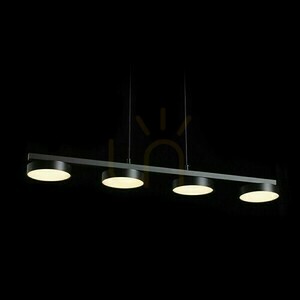Rendl ARETHA IV R14424 black LED pendant light, 4 × 12 W, 3000 K small 3