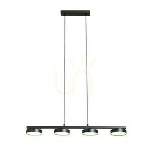 Rendl ARETHA IV R14424 black LED pendant light, 4 × 12 W, 3000 K small 4