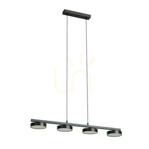 Check Rendl ARETHA IV R14424 black LED pendant light, 4 × 12 W, 3000 K