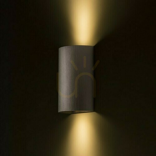 Check Rendl CAPRI R up/down wall light, brushed bronze, 2x GU10 max. 9 W
