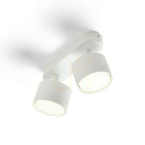 Check Pixel Ii Surface Mounted Lamp White 230 V Led Gx53 2x7 W.