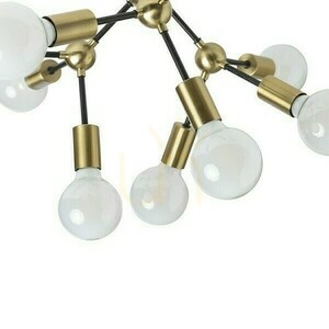Plafond Artemia 9 Ceiling Black Brushed Brass 230 V Led E27 9x15 W. 2 Plafond Artemia 9 Ceiling Black Brushed Brass 230 V Led E27 9x15 W. small 2