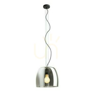 Orlando 35 Pendant Lamp Tinted Glass/Black 230 V Led E27 24 W. 1 Orlando 35 Pendant Lamp Tinted Glass/Black 230 V Led E27 24 W. small 1