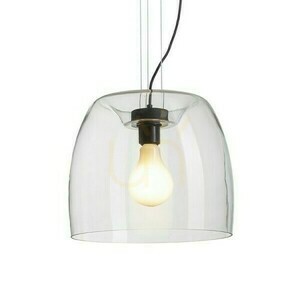 Rendl ORLANDO 35 R14395 pendant light – clear glass, black, E27 small 1
