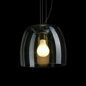 Rendl ORLANDO 35 R14395 pendant light – clear glass, black, E27 small 2