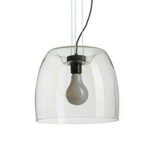 Rendl ORLANDO 35 R14395 pendant light – clear glass, black, E27 small 3