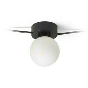 Plafond Vela V Ceiling Black Opal Glass 230 Led G9 5x6 W. 1 Plafond Vela V Ceiling Black Opal Glass 230 Led G9 5x6 W. small 1