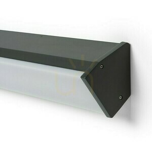 Santos 90 outdoor wall lamp Anthracite 230 V Led 50 W Ip65 3000 K small 1