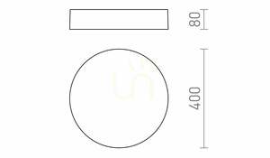Rendl SOLIS 40 DIMM black LED ceiling light 50 W 3000 K R14344 small 4