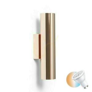 Wall lamp Luke wall lamp copper 230 V Led Gu10 2x7 W. small 0