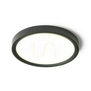 Plafond Lana 23 Surface-mounted Black Plastic 230 V Led 18 W 3000 K 4000 6000 small 1