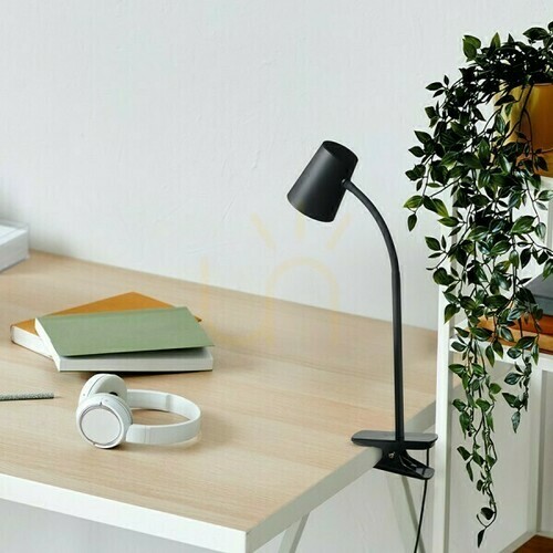 Check Verina Dimm Clip-on Desk Lamp Black 230 V Led 4.5 W 100° 3000 K