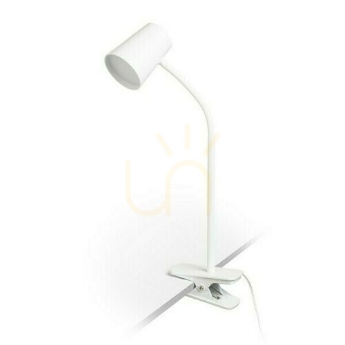 Check Verina Dimm Clip-on Desk Lamp White 230 V Led 4.5 W 100° 3000 K