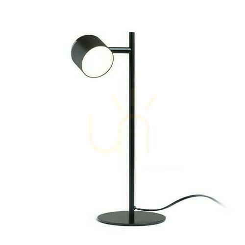 Check Rendl NOVA black chrome table lamp with frosted acrylic LED 4.2 W 3000 K R14275
