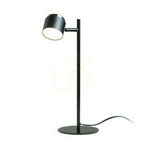 Check Rendl NOVA black chrome table lamp with frosted acrylic LED 4.2 W 3000 K R14275