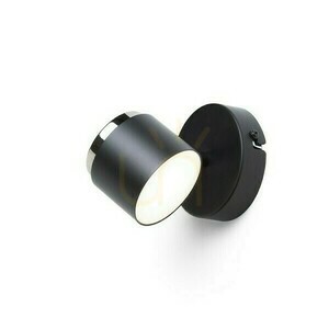 Nova I Wall Surface Mounted Lamp Black Chrome/Acrylic Milk 230 V Led 4.2 W 3000 K 1 Nova I Wall Surface Mounted Lamp Black Chrome/Acrylic Milk 230 V Led 4.2 W 3000 K small 1