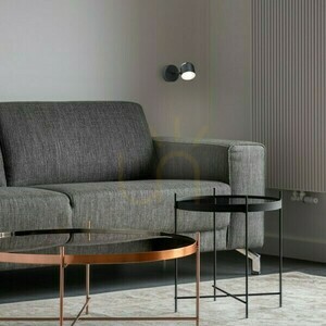 Nova I Wall Surface Mounted Lamp Black Chrome/Acrylic Milk 230 V Led 4.2 W 3000 K 2 Nova I Wall Surface Mounted Lamp Black Chrome/Acrylic Milk 230 V Led 4.2 W 3000 K small 2