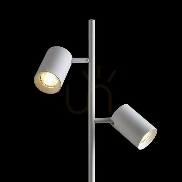 View Flynn Ii Floor Standing Lamp White 230 V Led Gu10 2x9 W. Flynn Ii Floor Standing Lamp White 230 V Led Gu10 2x9 W.