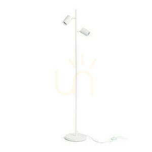 Flynn Ii Floor Standing Lamp White 230 V Led Gu10 2x9 W. 4 Flynn Ii Floor Standing Lamp White 230 V Led Gu10 2x9 W. small 4