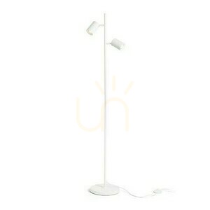 Flynn Ii Floor Standing Lamp White 230 V Led Gu10 2x9 W. 5 Flynn Ii Floor Standing Lamp White 230 V Led Gu10 2x9 W. small 5