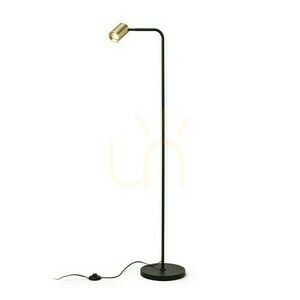 Flynn I Floor Standing Lamp Black/Brass Brushed 230 V Led Gu10 9 W. small 5