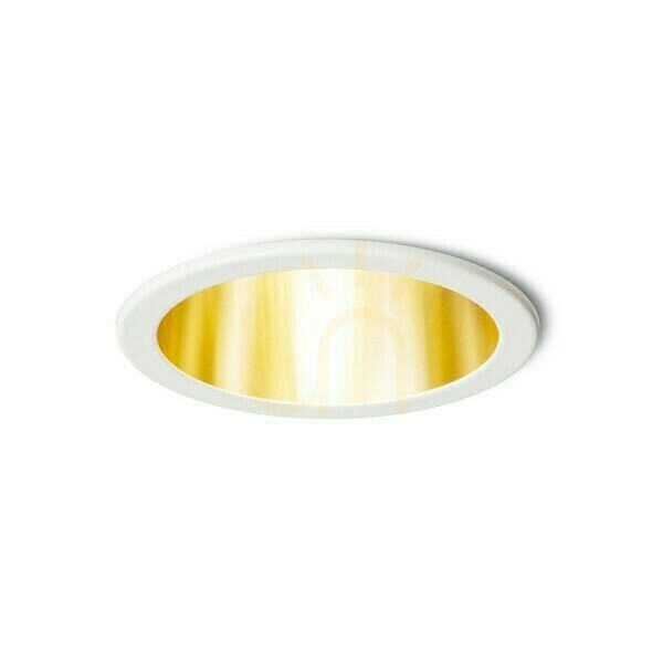 View Orco Recessed Luminaire White/Gold 230 V Led Gu10 9 W. Orco Recessed Luminaire White/Gold 230 V Led Gu10 9 W.