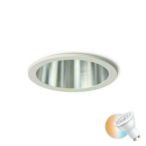 Check ORCO Recessed Downlight White/Aluminium 230 V GU10 max 9 W