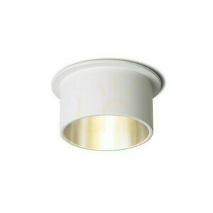 Rendl ORTA R14249 semi-recessed ceiling light, white aluminium, GU10, Ø6.8 cm small 1